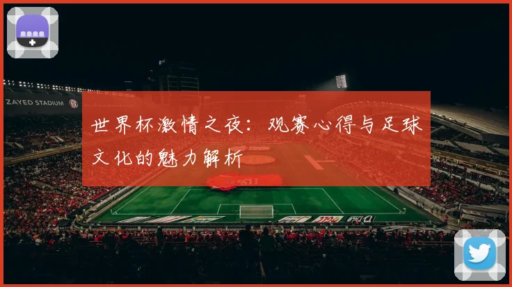 世界杯激情之夜：观赛心得与足球文化的魅力解析